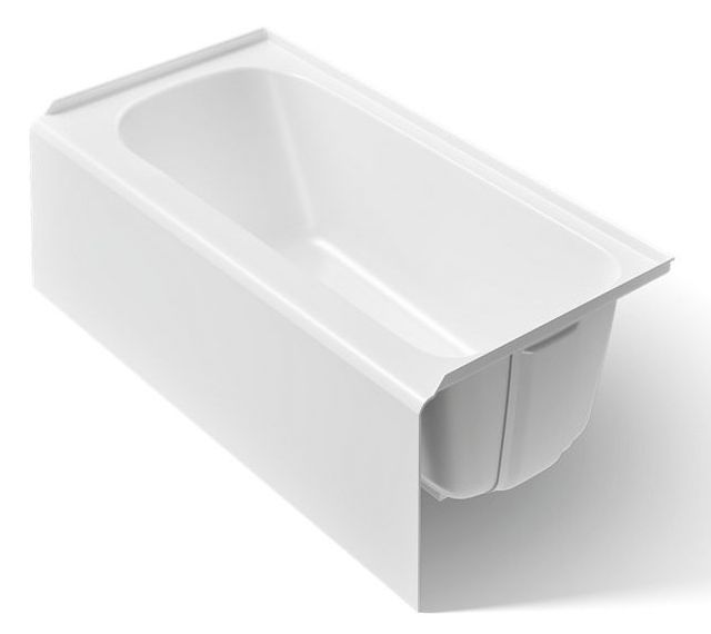 KOHLER® Avec® Biscuit 60" x 30" Alcove Bath - Right Drain-0