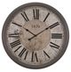 YHD Black/Gray Glass Wall Clock-0
