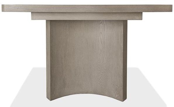 Riverside Furniture Pasadena Casual Taupe Rectangular Dining Table with One Leaf-2