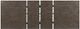 Elements International Stone Smokey Walnut Counter Dining Table-3