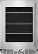 KitchenAid® 24" 5.2 Cu. Ft. PrintShield™ Stainless Finish Beverage Center with Glass Door-0
