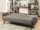 Furniture of America® Nettie Gray/Oak Futon Sofa-2