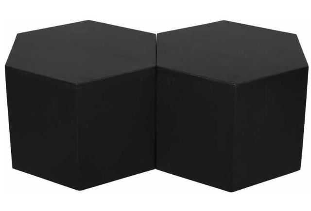 Meridian Furniture Eternal 2-Piece Black Modular Coffee Table Set-1