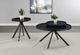 Coaster® Briggs Marble Printed Glass Top End Table with Black Base-5