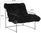 TOV Furniture Kimi Black Genuine Sheepskin Accent Chair-2