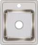 Elkay Lustertone® Classic Lustrous Satin 17" x 20" x 7-5/8" 1-Hole Single Bowl Drop-In Sink-1