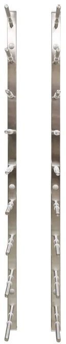 Vinotemp® Epicureanist 9 Bottle Stainless Steel Peg Wine Rack -1
