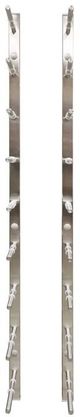 Vinotemp® Epicureanist 9 Bottle Stainless Steel Peg Wine Rack -1
