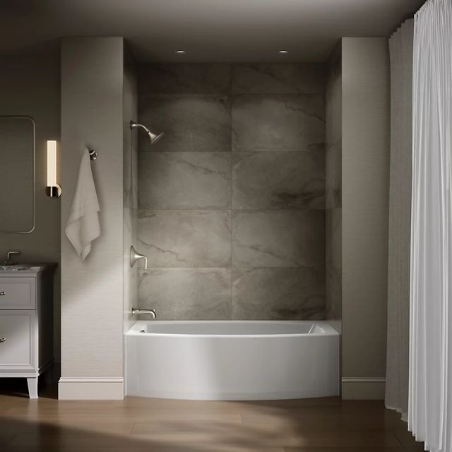 KOHLER® Expanse® White 60" x 30" Alcove Bath-4