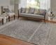 Feizy Macklaine Silver/Ivory 5'x8' Area Rug-5