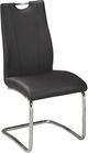 Brassex Inc. Popper 2-Piece Black/Chrome Dining Chair Set-0