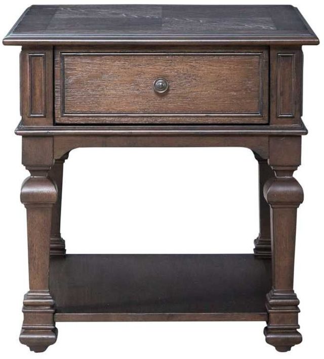 Liberty Furniture Provence Park Chateau Brown End Table-2