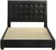 Coaster® Medley Black Queen Platform Panel Bed-2