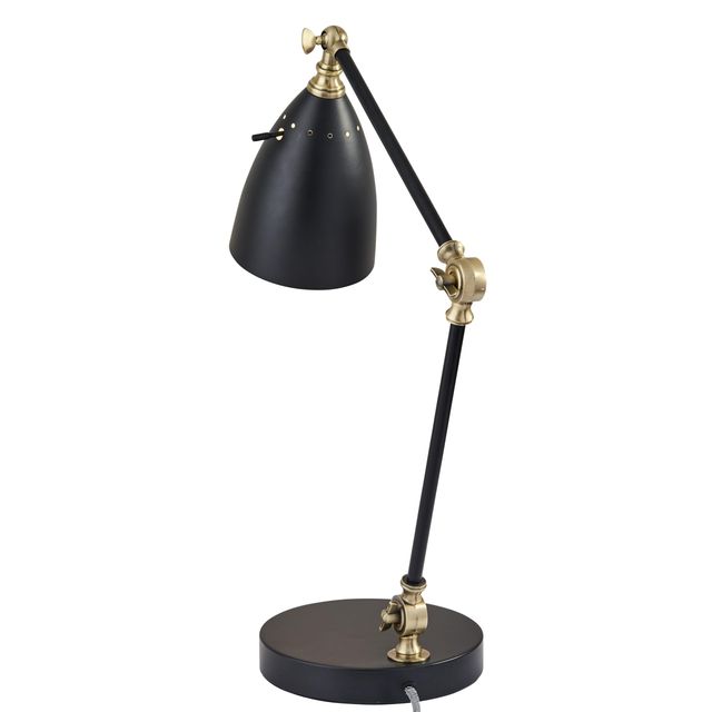 Adesso® Mia Black Desk Lamp-1
