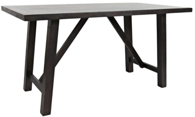 Jofran Inc. American 7-Piece Rustic Trestle Counter Table Set-1