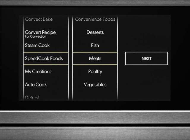 JennAir® NOIR™ 30" Floating Glass Black Built-In Double Electric Wall Oven-3