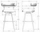 Amisco Customizable Barbara Swivel Bar Stool-2