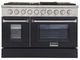 Kucht Professional KNG Series 48" Stainless Steel Pro Style Natural Gas Range with Black Door-1