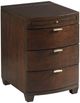 Hammary® Bowfront Cherry Chairside Table-0