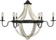 Forty West Rice White Chandelier-1