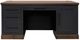 Legends Home Nora Seal Skin/Whiskey Executive Desk-0
