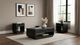 Coaster® Leandro 3-Piece Burnished Black Coffee and End Table Set-1