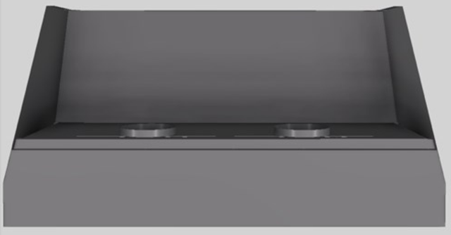 Vent-A-Hood® Designer Series 60" Gunsmoke Wall Mounted Range Hood-2