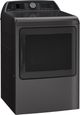 GE Profile™ 7.4 Cu. Ft. Diamond Gray Front Load Gas Dryer-3