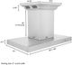ZLINE 30" Stainless Steel Island Mounted Range Hood with CrownSound® Bluetooth Speakers-2