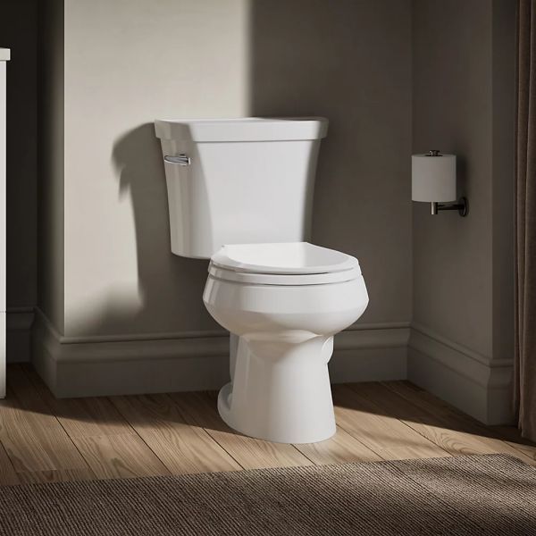 KOHLER® Wellworth® White 2-Piece Round-Front Toilet, 1.6 Gpf-2