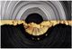 Classy Living Abstract Gold Circle Wall Art-0