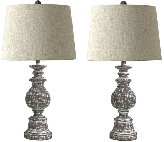 Signature Design by Ashley® Macawi 2-Piece Antique Brown Poly Table Lamps-0