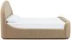 Modus Furniture Colton Sourdough California King Upholstered Panel Bed-4