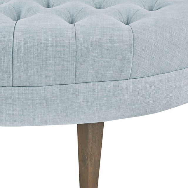 Olliix by Madison Park Dusty Blue Martin Surfboard Tufted Ottoman-3