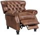 BarcaLounger® Presidential Wenlock Tawny Leather Manual Recliner-1