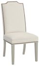 Fairfield® Customizable Entree Dining Empire Tall Back Side Chair with Sheer Dove Legs-0