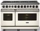 Viking® 7 Series 48'' Pure White Sealed Burner Pro Style Dual Fuel Range-2