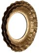 A & B Home Gold Metal Wall Mirror-0