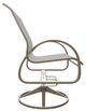 Telescope Casual Aruba Abalone/Beachwood Aluminum/Fabric Outdoor Sling Swivel Rocker-2