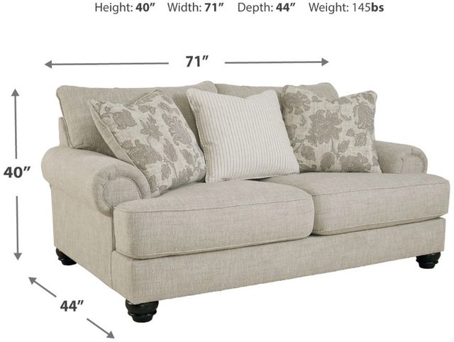 Benchcraft® Asanti Fog Loveseat-2