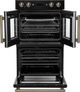 FORNO® Asti Alta Qualitia 30" Black Double Electric Wall Oven-3