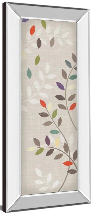 Classy Art Leaflets by Tandi Venter Mirror Framed Wall Art-1