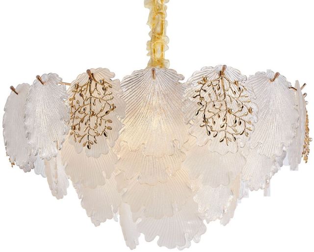 Michael Amini® Almara Gold 9-Light Chandelier-0