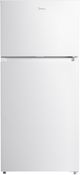 Midea 28" 14.2 Cu. Ft. White Garage Ready Counter Depth Top-Freezer Refrigerator-0