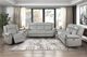 Homelegance® Brennen Mist Double Power Reclining Sofa-1
