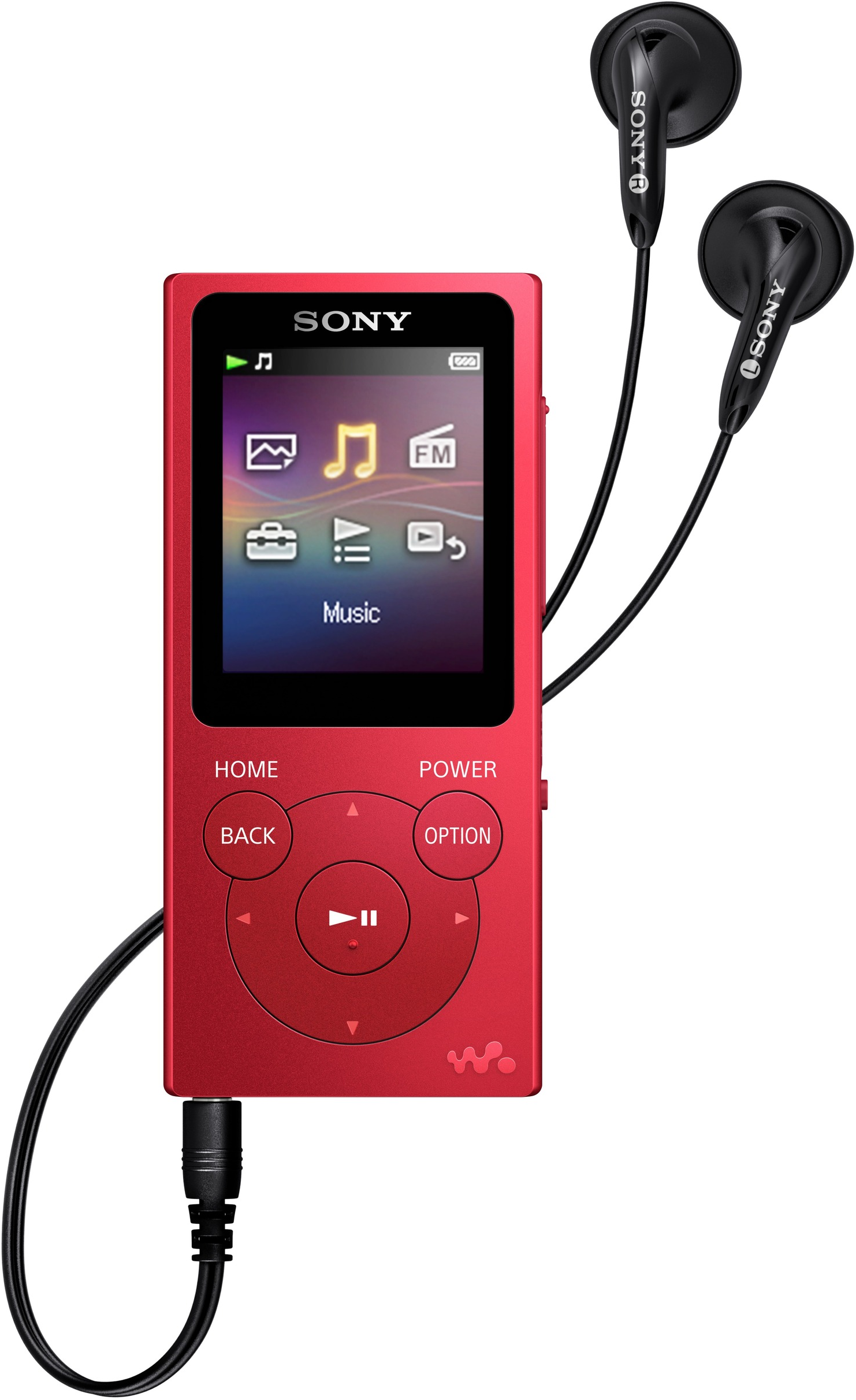Sony® NW-390 Series 16GB Red Walkman® MP3 Player | Direct