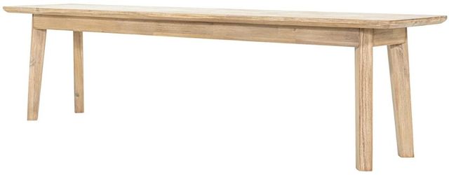 LH Home Gia Light Driftwood Bench -1