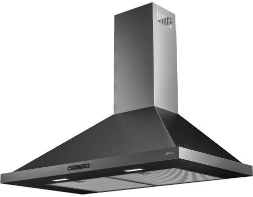 Zephyr Ombra 36" Black Stainless Steel Wall Mounted Range Hood-2