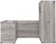 Coaster® Yvette Grey Driftwood L-Shape Office Desk-4