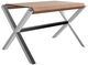 Modus Furniture One Coastal Brown/Stainless Steel Director's Stool-0
